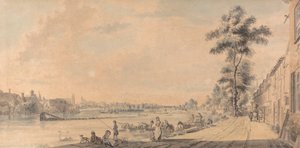 Eton College från söder av Paul Sandby
