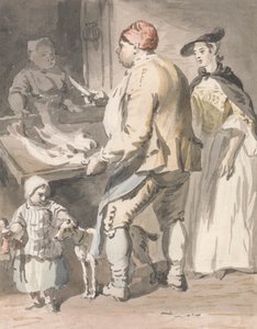 London Cries: En fiskhandlare av Paul Sandby