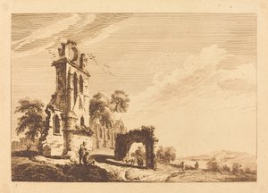 Förstörda Abbey av Paul Sandby