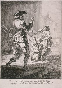 Gatuunderhållare, Cries of London, 1760 av Paul Sandby