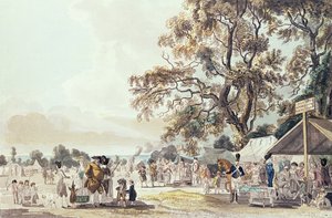 Le Tolauapiga i Hyde Park, 1780 (lanu aquatint)swed av Paul Sandby