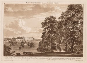 Utsikt över Warwick Castle: Warwick Castle från Lodge Hill av Paul Sandby