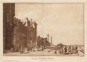 Windsor Terrass ser västerut av Paul Sandby