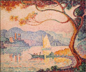 Antibes, Little Port av Bacon, 1917 av Paul Signac