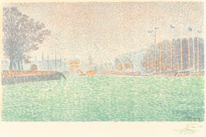 At Flushing (A Flessingue) av Paul Signac