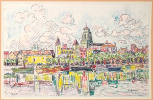 Ciboure, Saint-Jean-de-Luz, 1920 av Paul Signac