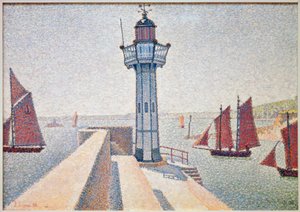 Fyren i Portrieux av Paul Signac