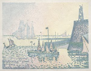 Kväll, Bryggan vid Vlissingen av Paul Signac