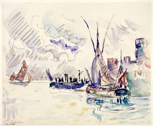 La Rochelle av Paul Signac