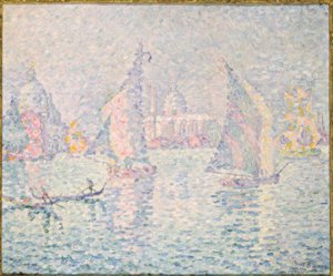 La brume verte, Venise av Paul Signac