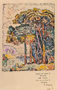 Landskap av Paul Signac