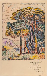 Landskap, 1915. av Paul Signac