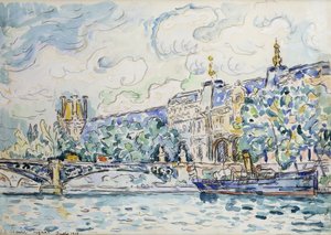 Louvren, 1910 av Paul Signac