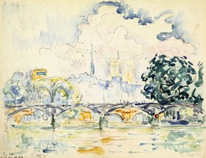 Pont des Arts av Paul Signac