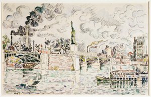 Grenelle-bron år 1927. av Paul Signac