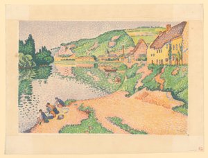 Les Andelys av Paul Signac