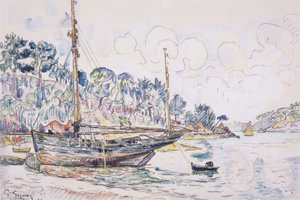 Lézardrieux: kusten av Paul Signac