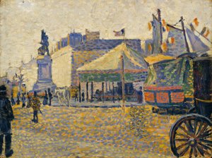 Place de Clichy, 1887 av Paul Signac