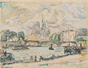 Kajen i Austerlitz, 1910 av Paul Signac