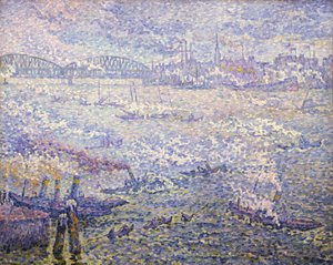rotterdam. Ångorna av Paul Signac