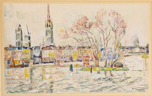 Rouen, 1924 av Paul Signac