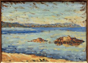 Saint-Tropez, lugn av Paul Signac