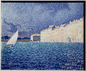 Saint Tropez-målning av Paul Signac (1863-1935) 1895 Saint Tropez Museum of the Annonciade av Paul Signac