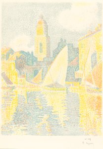 St. Tropez: The Port (Saint-Tropez: Le port) av Paul Signac