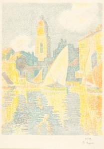 Saint-Tropez: Hamnen av Paul Signac