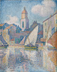 Tornet i Saint Tropez av Paul Signac