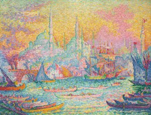 Det gyllene hornet, Konstantinopel, 1907. av Paul Signac