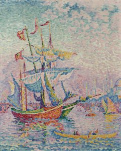 Gyllene hornet. Bron, 1907 av Paul Signac