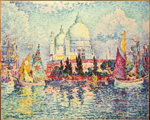 Venedig - La Salute av Paul Signac