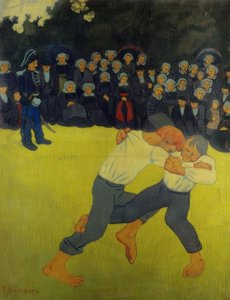 Den bretonska kampen av Paul Sérusier