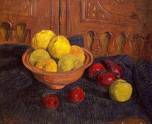 P.Sérusier, Stilleben med äpplen / målning, 1915 av Paul Sérusier