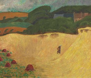 Stranden i Les Grands Sables vid Le Pouldu av Paul Sérusier