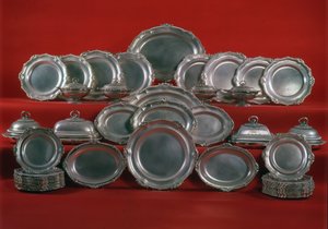 The Egremont Service, en George III middagsservering (silver) (se även 2607398)