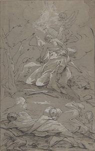 Kristus i Getsemane trädgård, 1712-62. av Paul Troger
