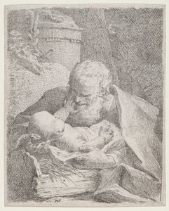 Saint Joseph med Kristusbarnet av Paul Troger