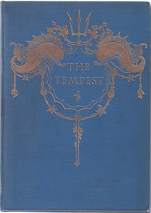 Framsida design, illustration från The Tempest, 1908 av Paul Vincent Woodroffe