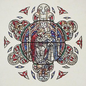 The Coronation of the Virgin, c.1910 (akvarell på papper) av Paul Vincent Woodroffe