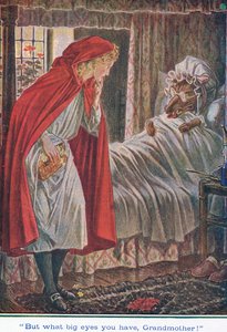 "Vilka stora ögon du har, mormor", Rödluvan, 1925