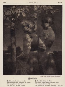 Evening Peace (litho) av Paul Wilhelm Keller-Reutlingen