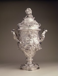 Tvåskaftad kopp och lock, 1742-43