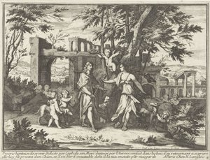 Procris och den förklädda Cephalus Mytologiska representationer i landskap (serietitel)