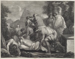 Tobit begraver de döda