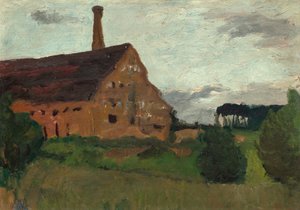 Gamla fabriken av Paula Modersohn-Becker