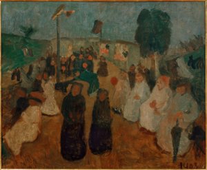 Kvällsfestival i Worpswede av Paula Modersohn Becker