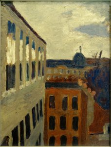 Utsikt från konstnärens ateljéfönster i Paris av Paula Modersohn Becker