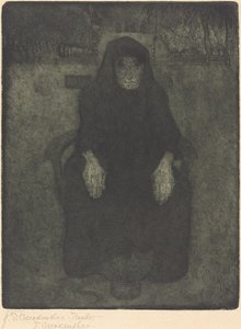 Gammal kvinna av Paula Modersohn Becker